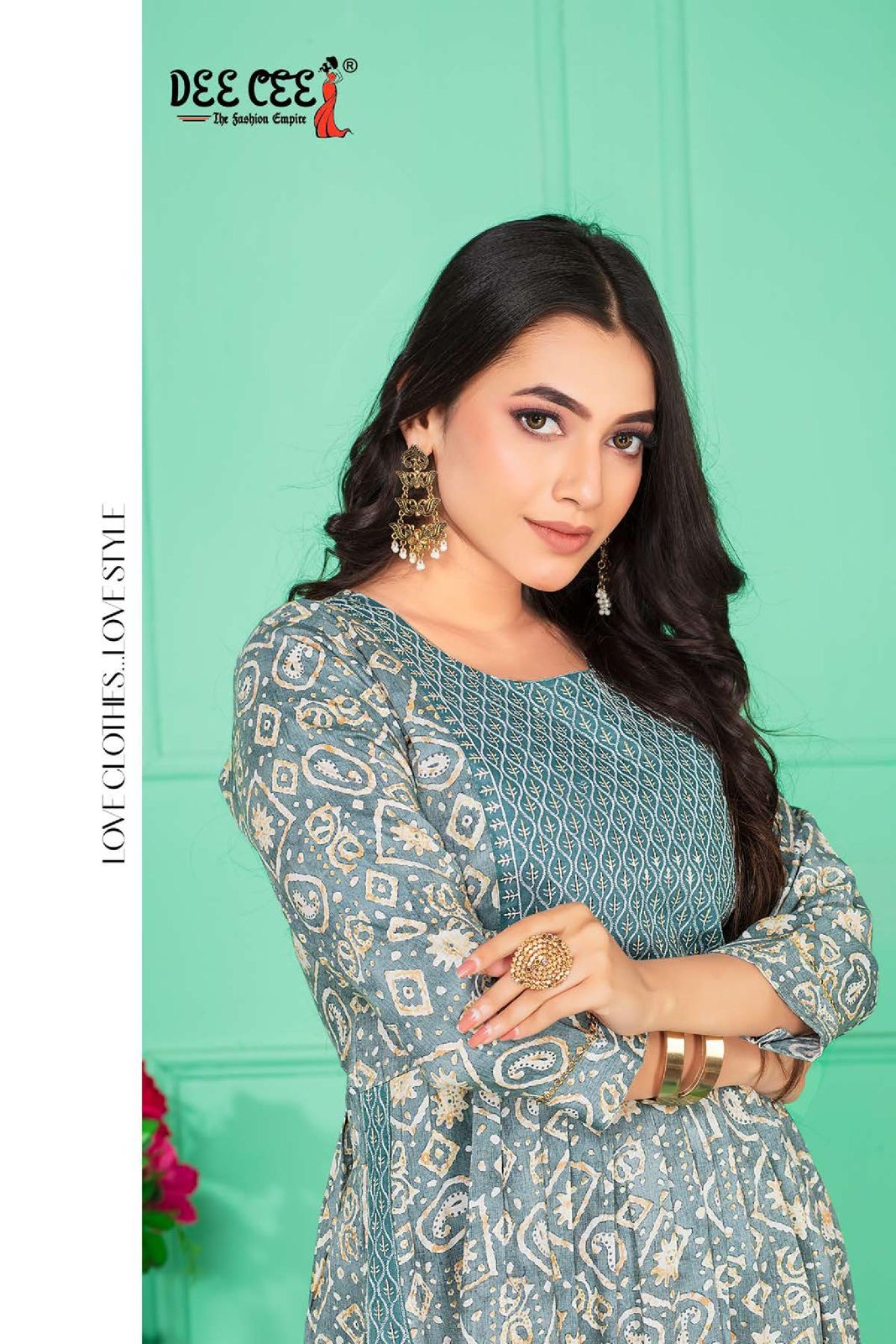 Pragati By Deecee Printed Naira Cut Kurti With Bottom Dupatta Wholesale Clothing Suppliers In India

